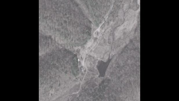 Braddock Lakes and camp area in 1974 after lake dams failed due to flooding photo provided