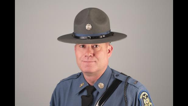 Lieutenant Eric F. Brown, promoted to Captain. photo provided