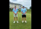 Brady and Blayne Altermatt, members of the Liberty Eagles golf team, competed in the Class 2 State Tournament at Bogey Creek Golf Club in Farmington, Mo. on May 18-19. Despite high winds and some rain, they both performed very well achieving All-State status. Blayne had rounds of 75 (+3) and 70 (-2) finishing as State Runner-Up in 2nd Place. Brady had rounds of 77 (+5) and 74 (+2) finishing in 9th Place. Both Golfers have also been honored with Academic All-State Honors. Pictured, left to right: Blayne Altermatt, and Brady Altermatt. photo provided