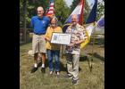 Pictured, left to right: Garry Pirch JHSAR President and MOSSAR Vice President; Cathy Roberts, OSDAR Member; and MOSSAR Missouri State President Ken Lawrence. photo provided
