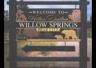 The design of the welcome sign presented to the board of aldermen last week. courtesy of the city of Willow Springs